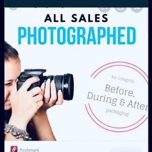 All my sales are photographed throughout the packing process